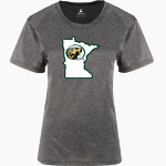 Bemidji State Athletics <span class="pdp-name-mascot">Bemidji State Beavers</span> BSN SPORTS Women's Phenom Short Sleeve T-Shirt Front Thumbnail