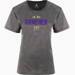 HARDING COUNTY HIGH SCHOOL RANCHERS BSN SPORTS Women's Phenom Short Sleeve T-Shirt Front Thumbnail