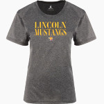 Lincoln Mustangs <span class="pdp-name-mascot">Lincoln Mustangs</span> BSN SPORTS Women's Phenom Short Sleeve T-Shirt Front Thumbnail