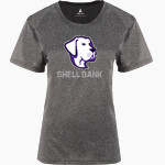 Shell Bank Brigade <span class="pdp-name-mascot">Shell Bank P771K@014 Labradors</span> BSN SPORTS Women's Phenom Short Sleeve T-Shirt Front Thumbnail
