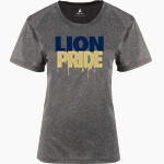 Calvary Lions BSN SPORTS Women's Phenom Short Sleeve T-Shirt Front Thumbnail
