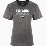 RED WING HIGH SCHOOL WINGERS <span class="pdp-name-mascot">RED WING WINGERS</span> BSN SPORTS Women's Phenom Short Sleeve T-Shirt Front Thumbnail