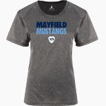 Mayfield Junior School Mustangs Online Store BSN SPORTS Women's Phenom Short Sleeve T-Shirt Front Thumbnail