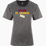 St. Charles Warriors <span class="pdp-name-mascot">St Charles Borromeo Warriors</span> BSN SPORTS Women's Phenom Short Sleeve T-Shirt Front Thumbnail