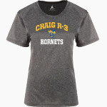 Craig R-3 Hornets <span class="pdp-name-mascot">Craig R-3 Hornets</span> BSN SPORTS Women's Phenom Short Sleeve T-Shirt Front Thumbnail