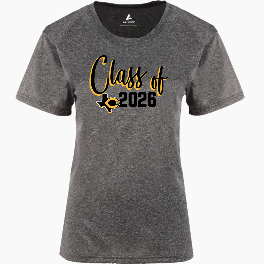 CRANDALL HIGH SCHOOL PIRATES BSN SPORTS Women's Phenom Short Sleeve T-Shirt