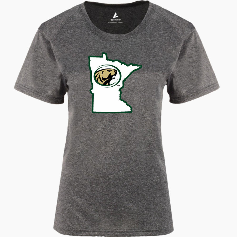 Bemidji State Athletics <span class="pdp-name-mascot">Bemidji State Beavers</span> BSN SPORTS Women's Phenom Short Sleeve T-Shirt