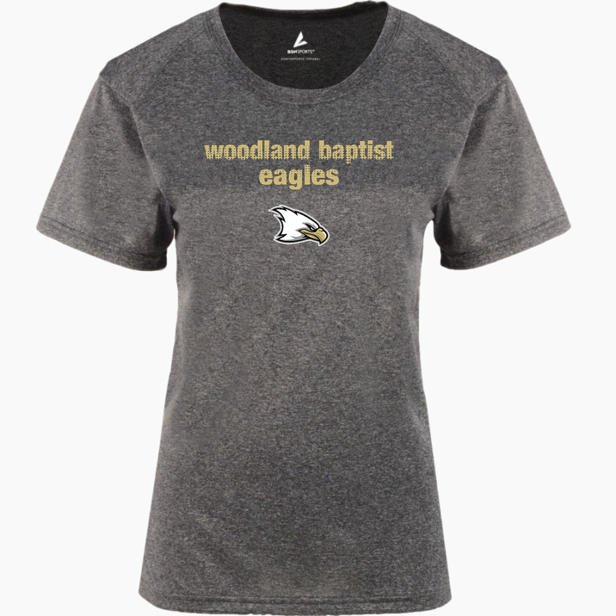 Woodland Baptist Eagles <span class="pdp-name-mascot">Woodland Baptist Christian School Eagles</span> BSN SPORTS Women's Phenom Short Sleeve T-Shirt
