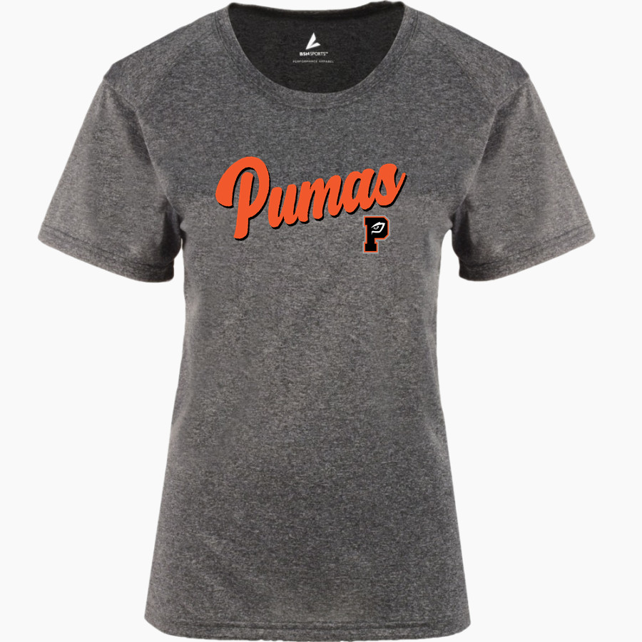 POYNETTE HIGH SCHOOL PUMAS <span class="pdp-name-mascot">POYNETTE PUMAS</span> BSN SPORTS Women's Phenom Short Sleeve T-Shirt