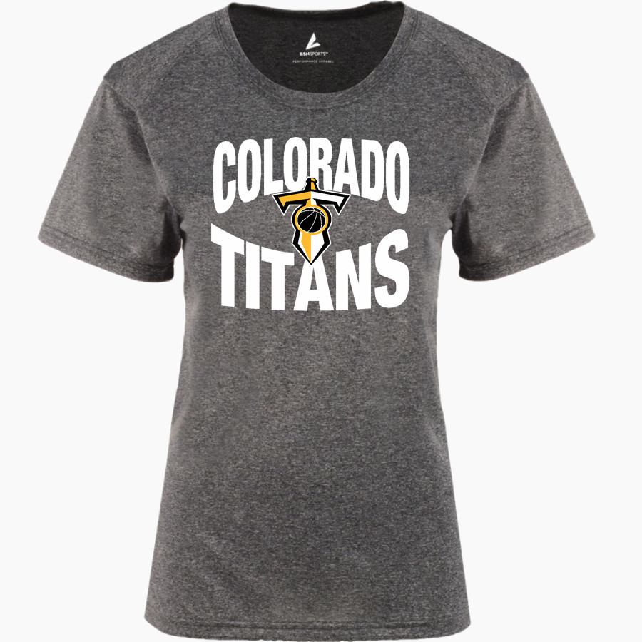 Colorado Titans The Official Online Store BSN SPORTS Women's Phenom Short Sleeve T-Shirt