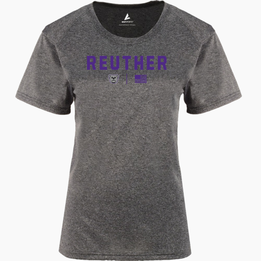 KENOSHA REUTHER HIGH SCHOOL BULLDOGS <span class="pdp-name-mascot">KENOSHA REUTHER BULLDOGS</span> BSN SPORTS Women's Phenom Short Sleeve T-Shirt