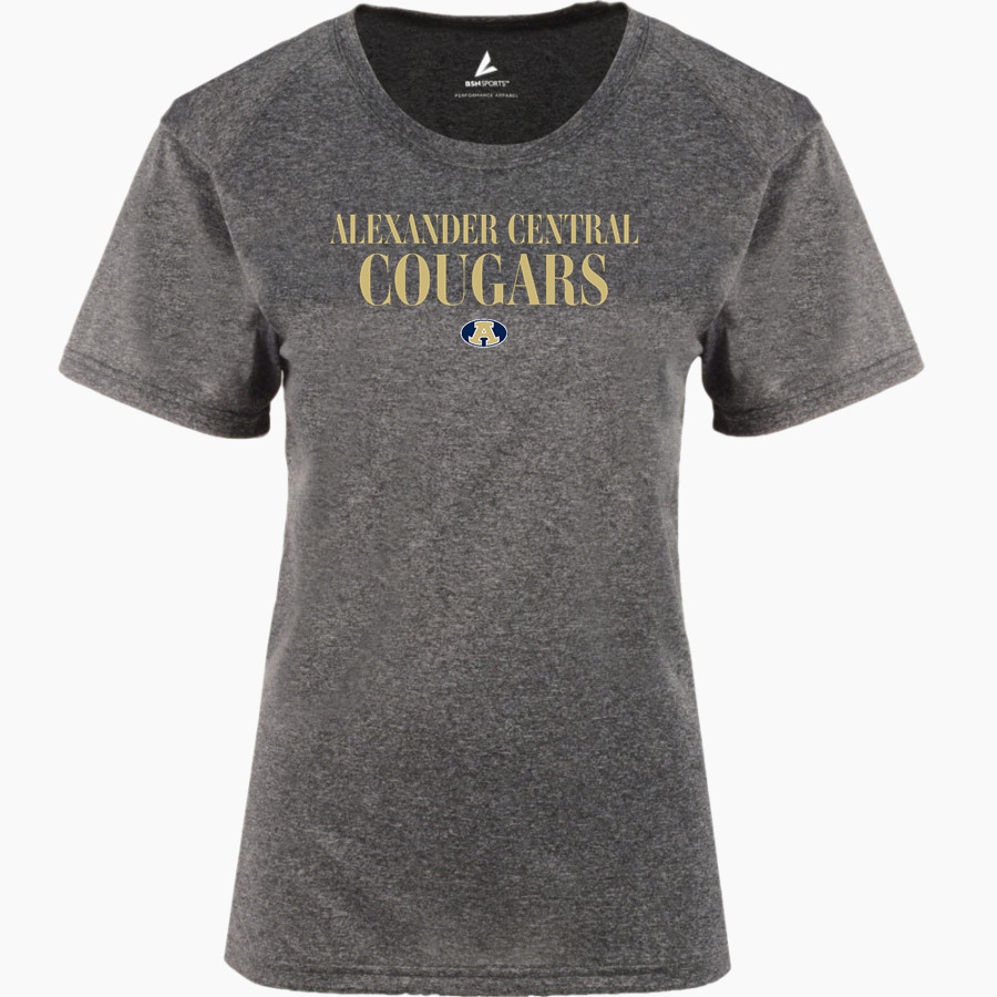 Alexander Central Cougars <span class="pdp-name-mascot">Alexander Central Cougars</span> BSN SPORTS Women's Phenom Short Sleeve T-Shirt