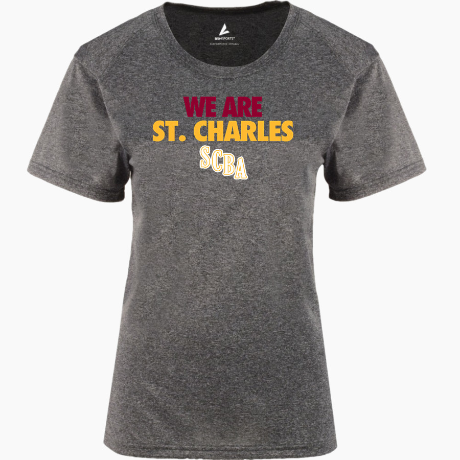 St. Charles Warriors <span class="pdp-name-mascot">St Charles Borromeo Warriors</span> BSN SPORTS Women's Phenom Short Sleeve T-Shirt
