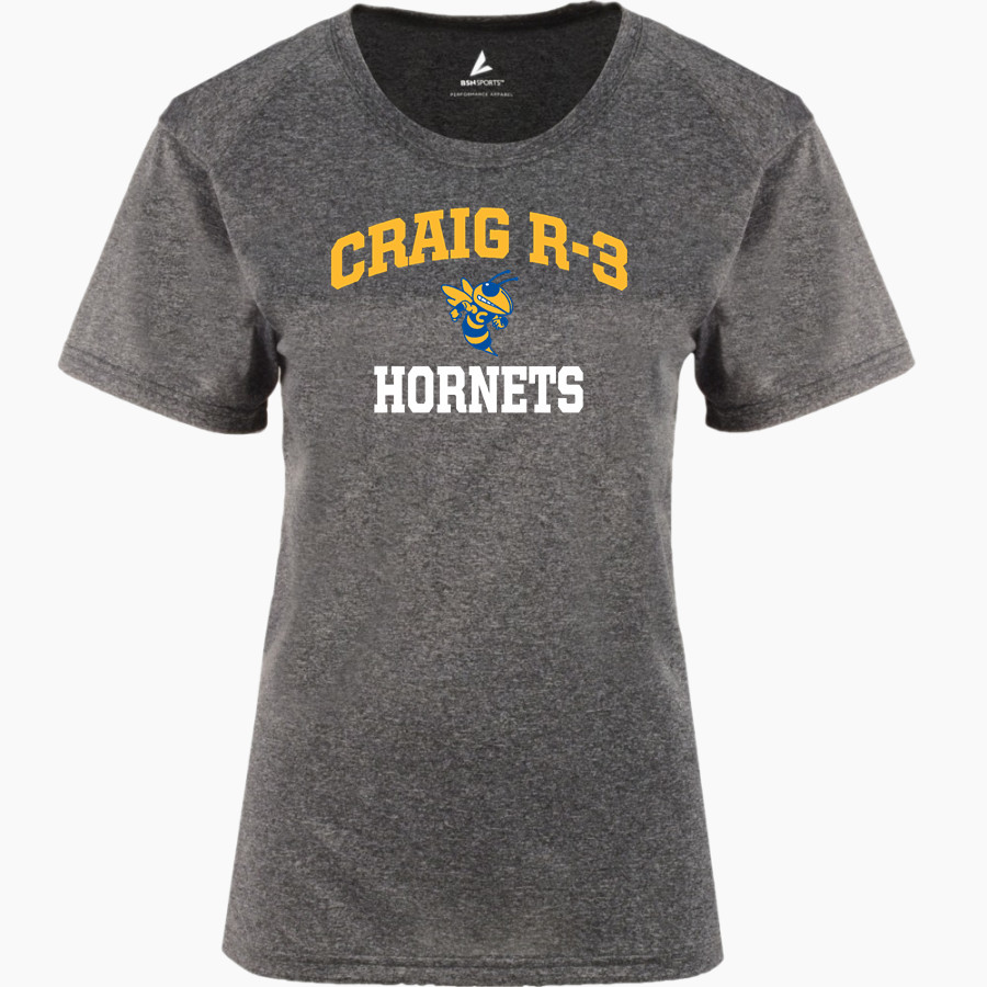 Craig R-3 Hornets <span class="pdp-name-mascot">Craig R-3 Hornets</span> BSN SPORTS Women's Phenom Short Sleeve T-Shirt