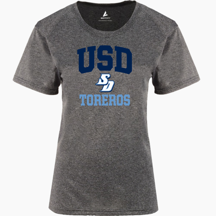 University of San Diego Toreros <span class="pdp-name-mascot">USD Toreros</span> BSN SPORTS Women's Phenom Short Sleeve T-Shirt