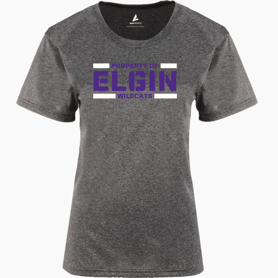 ELGIN HIGH SCHOOL WILDCATS <span class="pdp-name-mascot">ELGIN WILDCATS</span> BSN SPORTS Women's Phenom Short Sleeve T-Shirt