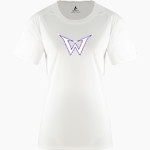 Warrenton Warriors BSN SPORTS Women's Phenom Short Sleeve T-Shirt Front Thumbnail