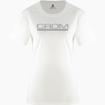 CROM 0 <span class="pdp-name-mascot">CROM Corp</span> BSN SPORTS Women's Phenom Short Sleeve T-Shirt Front Thumbnail