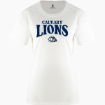 Calvary Lions BSN SPORTS Women's Phenom Short Sleeve T-Shirt Front Thumbnail