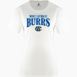 WEST PHILADELPHIA CATHOLIC HIGH SCHOOL BURRS <span class="pdp-name-mascot">WEST PHILADELPHIA BURRS</span> BSN SPORTS Women's Phenom Short Sleeve T-Shirt Front Thumbnail