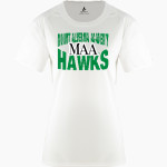 Mount Alvernia Academy Hawks BSN SPORTS Women's Phenom Short Sleeve T-Shirt Front Thumbnail
