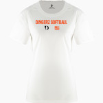 Dingerz Softball Dingerz <span class="pdp-name-mascot">Dingerz Softball Dingerz</span> BSN SPORTS Women's Phenom Short Sleeve T-Shirt Front Thumbnail
