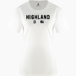 HIGHLAND HIGH SCHOOL HUSKIES BSN SPORTS Women's Phenom Short Sleeve T-Shirt Front Thumbnail