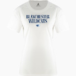 BLANCHESTER HIGH SCHOOL WILDCATS BSN SPORTS Women's Phenom Short Sleeve T-Shirt Front Thumbnail