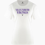 Niles North Vikings BSN SPORTS Women's Phenom Short Sleeve T-Shirt Front Thumbnail