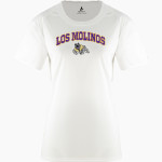 LOS MOLINOS HIGH SCHOOL BULLDOGS BSN SPORTS Women's Phenom Short Sleeve T-Shirt Front Thumbnail