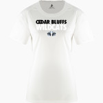 Cedar Bluffs Wildcats <span class="pdp-name-mascot">Cedar Bluffs Wildcats</span> BSN SPORTS Women's Phenom Short Sleeve T-Shirt Front Thumbnail