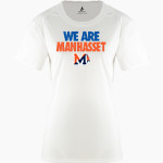 MANHASSET HIGH SCHOOL INDIANS BSN SPORTS Women's Phenom Short Sleeve T-Shirt Front Thumbnail