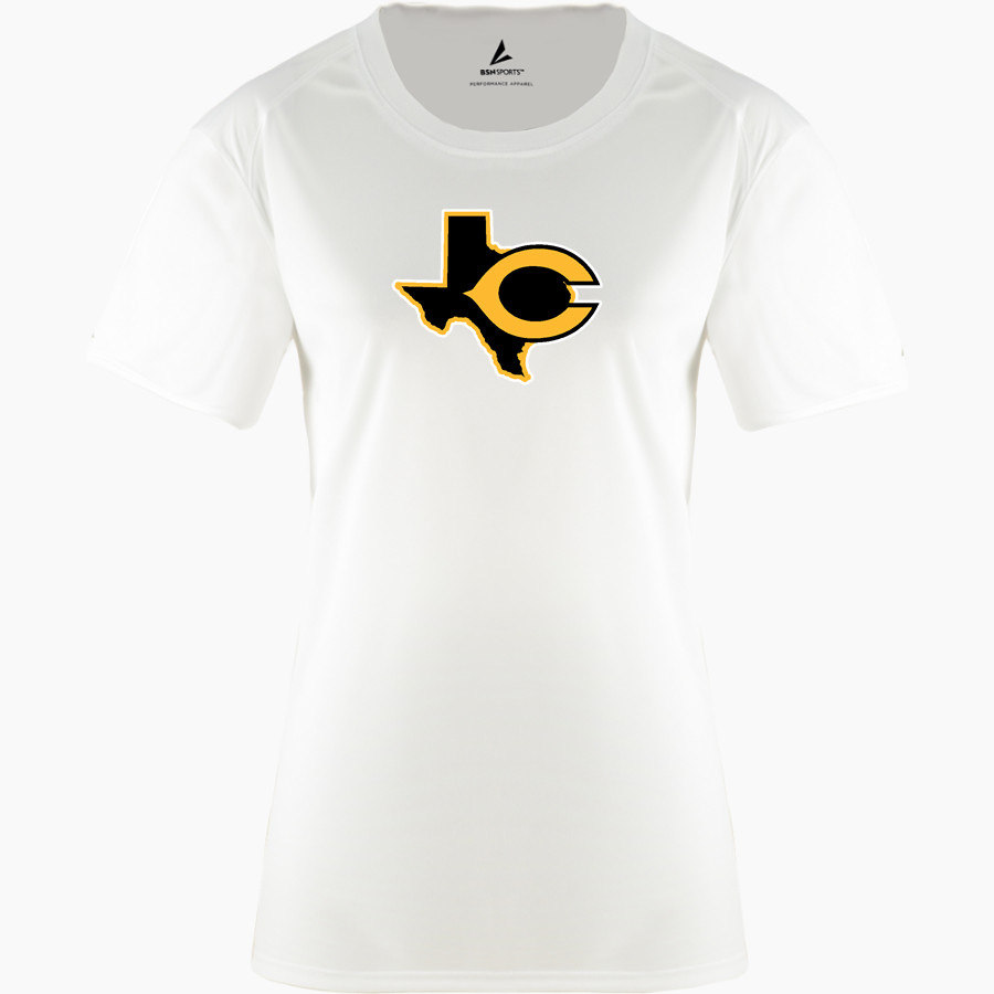 CRANDALL HIGH SCHOOL PIRATES BSN SPORTS Women's Phenom Short Sleeve T-Shirt