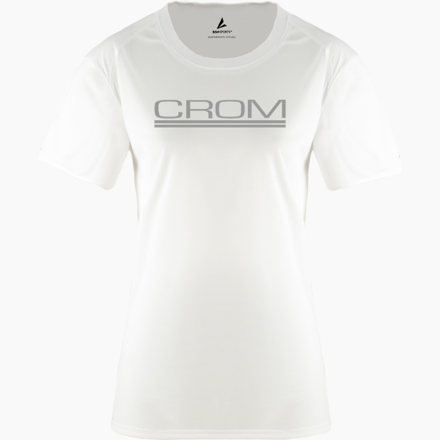 CROM 0 <span class="pdp-name-mascot">CROM Corp</span> BSN SPORTS Women's Phenom Short Sleeve T-Shirt