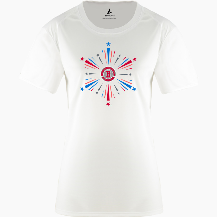 BEDFORD SCHOOLS KICKING MULES <span class="pdp-name-mascot">BEDFORD PUBLIC KICKING MULES</span> BSN SPORTS Women's Phenom Short Sleeve T-Shirt