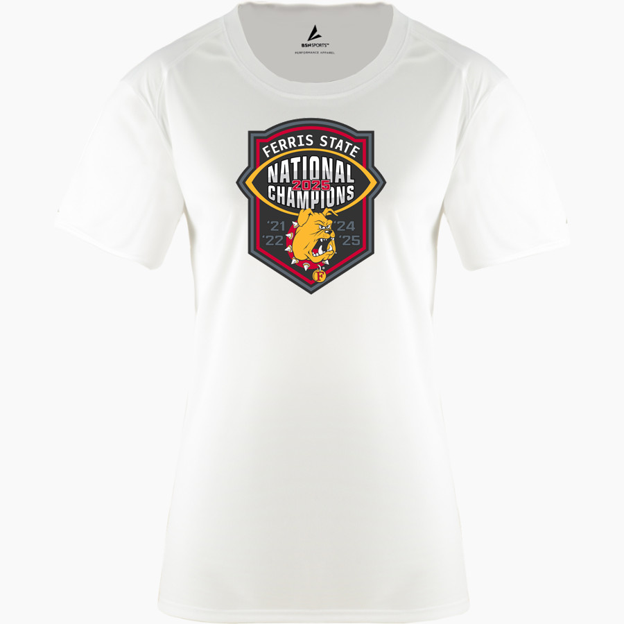 Ferris State Bulldogs <span class="pdp-name-mascot">Ferris State Bulldogs</span> BSN SPORTS Women's Phenom Short Sleeve T-Shirt