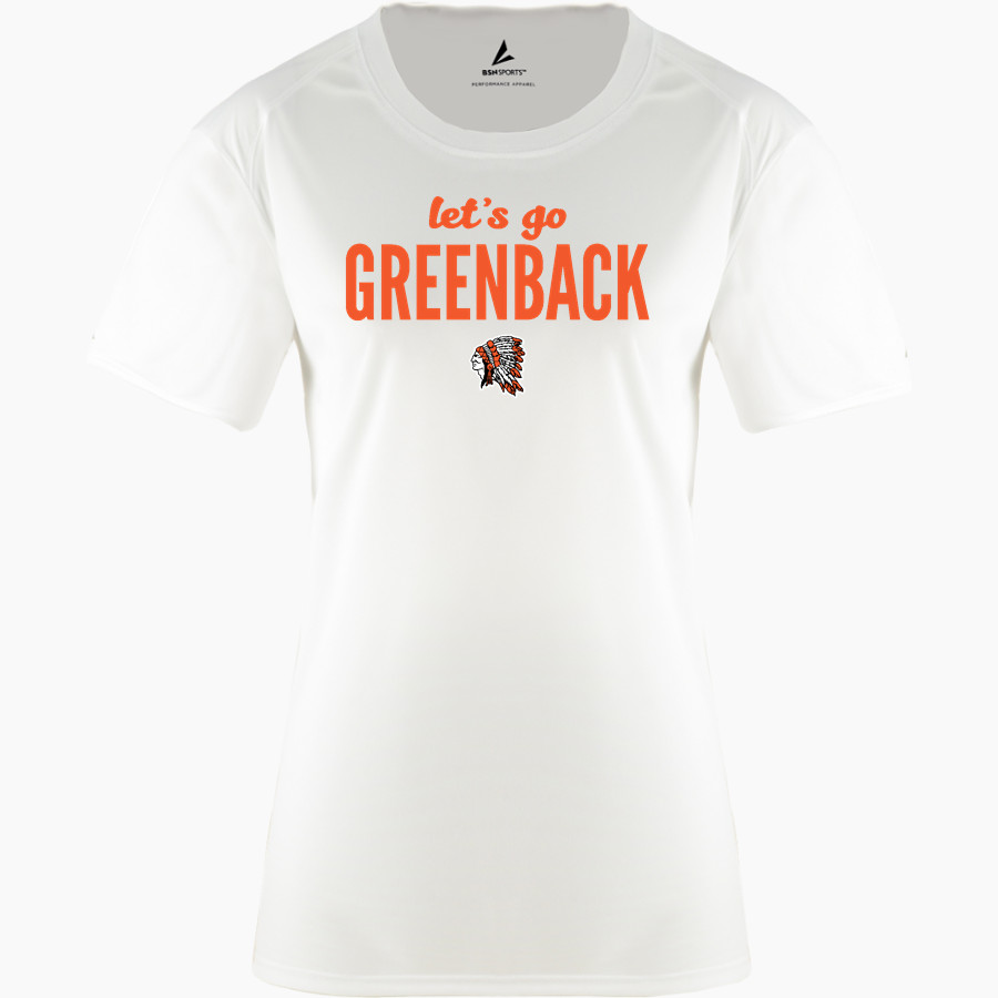 GREENBACK HIGH SCHOOL CHEROKEES <span class="pdp-name-mascot">GREENBACK CHEROKEES</span> BSN SPORTS Women's Phenom Short Sleeve T-Shirt