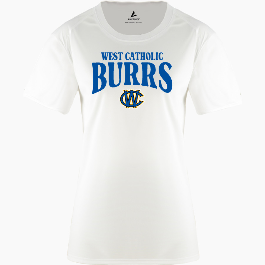 WEST PHILADELPHIA CATHOLIC HIGH SCHOOL BURRS <span class="pdp-name-mascot">WEST PHILADELPHIA BURRS</span> BSN SPORTS Women's Phenom Short Sleeve T-Shirt