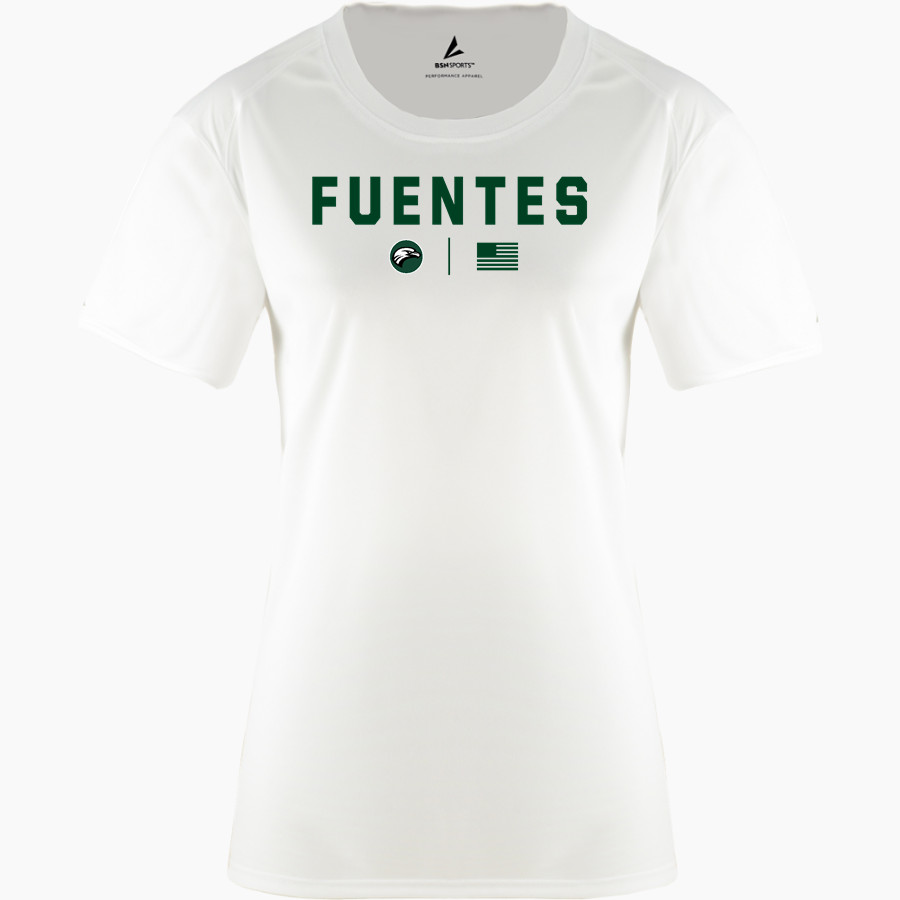 Fuentes Eagles BSN SPORTS Women's Phenom Short Sleeve T-Shirt
