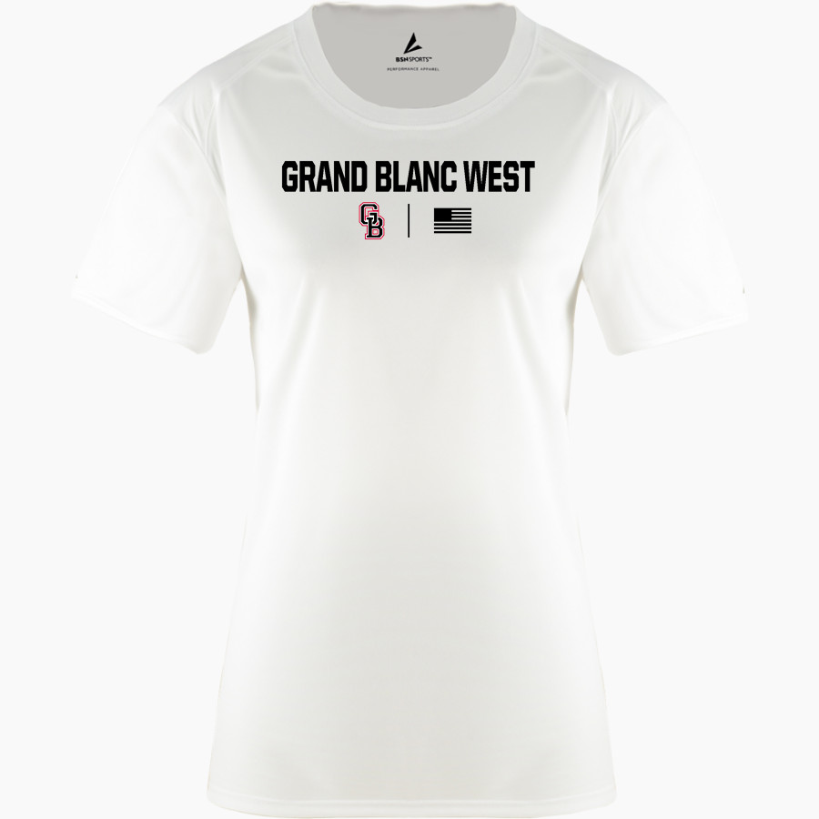 Grand Blanc West Bobcats <span class="pdp-name-mascot">Grand Blanc West Bobcats</span> BSN SPORTS Women's Phenom Short Sleeve T-Shirt