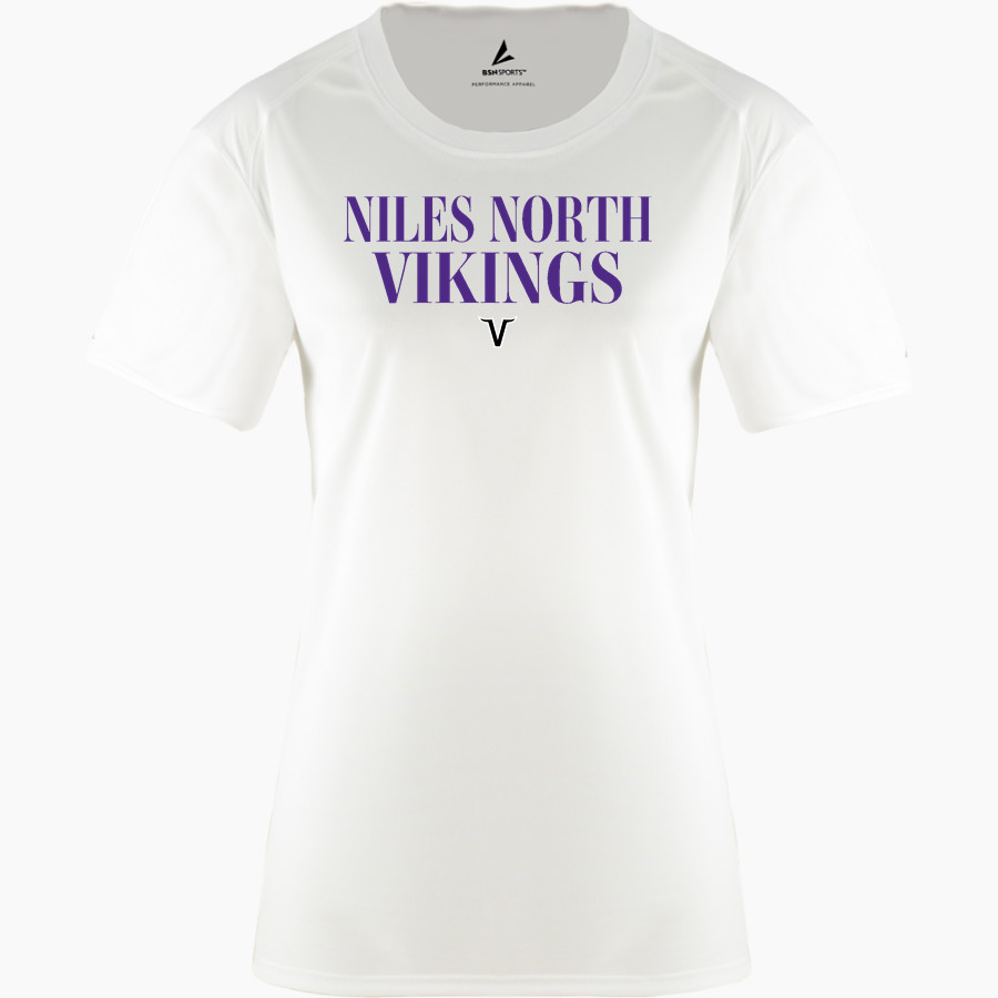 Niles North Vikings BSN SPORTS Women's Phenom Short Sleeve T-Shirt