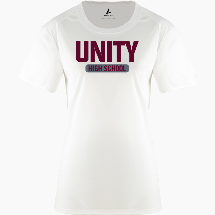 UNITY HIGH SCHOOL ROCKETS <span class="pdp-name-mascot">UNITY ROCKETS</span> BSN SPORTS Women's Phenom Short Sleeve T-Shirt