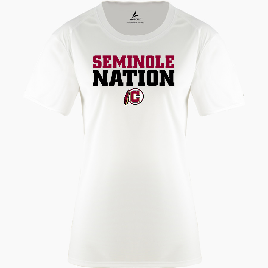 Creekside Seminoles BSN SPORTS Women's Phenom Short Sleeve T-Shirt