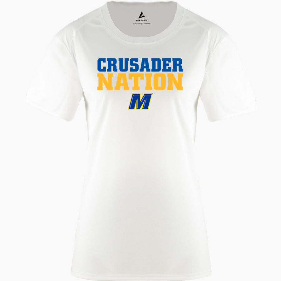 Madonna Crusaders BSN SPORTS Women's Phenom Short Sleeve T-Shirt