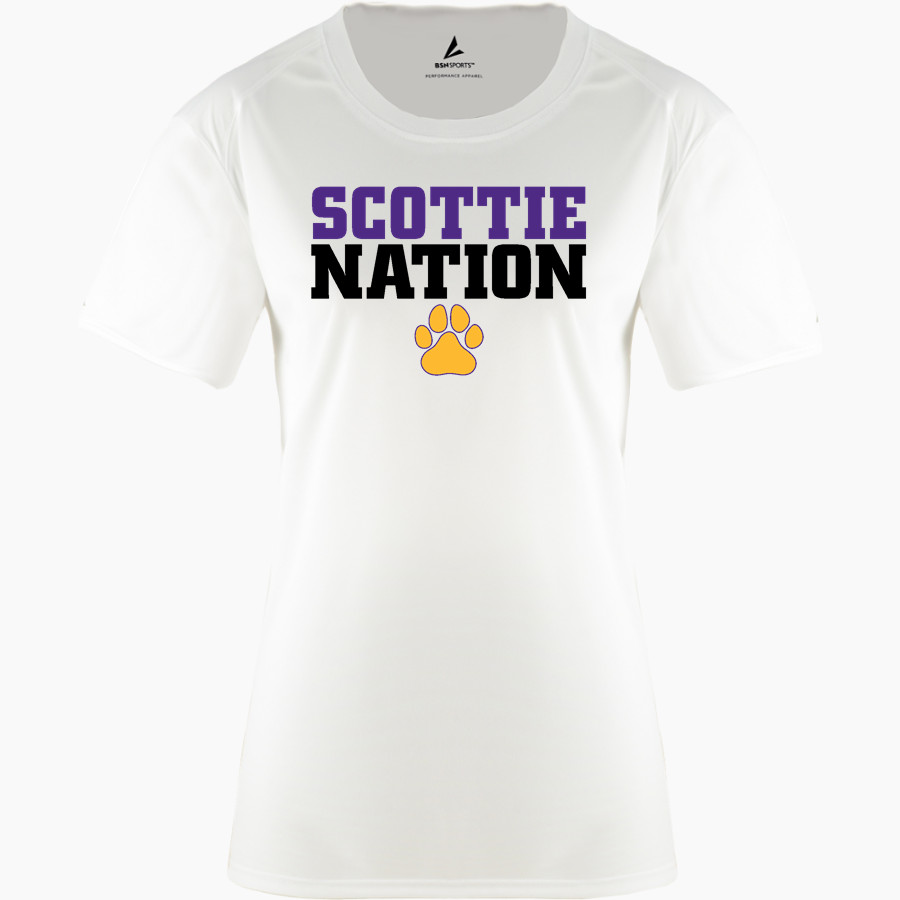 Ballston Spa Scotties The Official Online Store BSN SPORTS Women's Phenom Short Sleeve T-Shirt