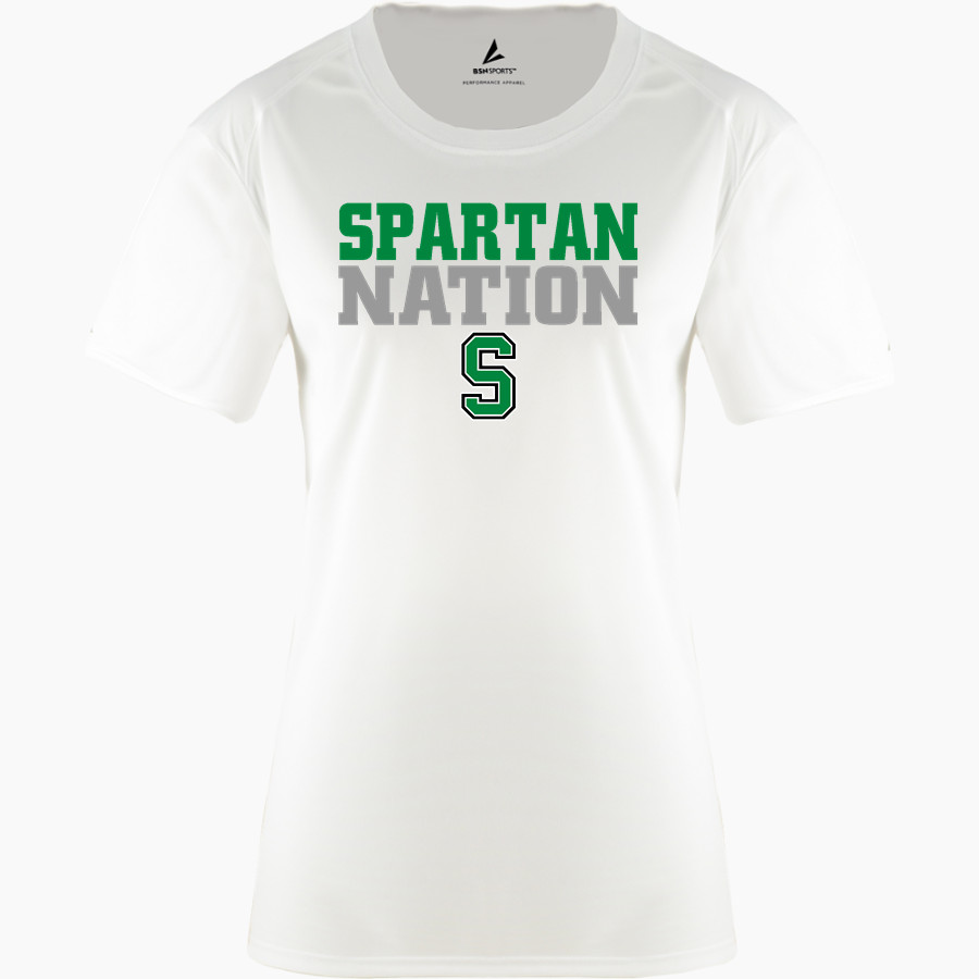 WEST MONONA HIGH SCHOOL SPARTANS BSN SPORTS Women's Phenom Short Sleeve T-Shirt