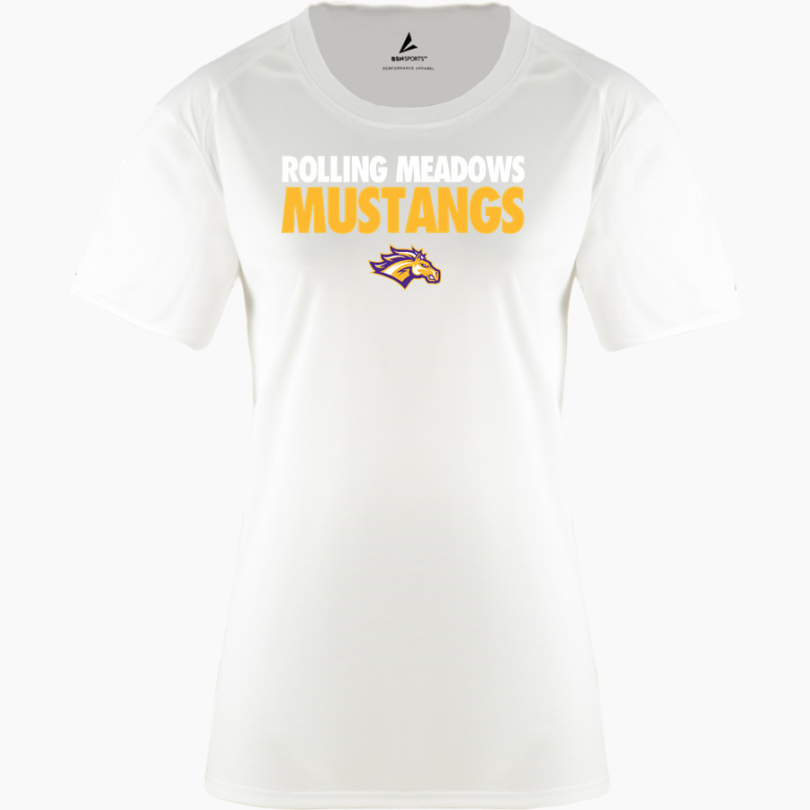 Rolling Meadows Mustangs <span class="pdp-name-mascot">Rolling Meadows High School Mustangs</span> BSN SPORTS Women's Phenom Short Sleeve T-Shirt