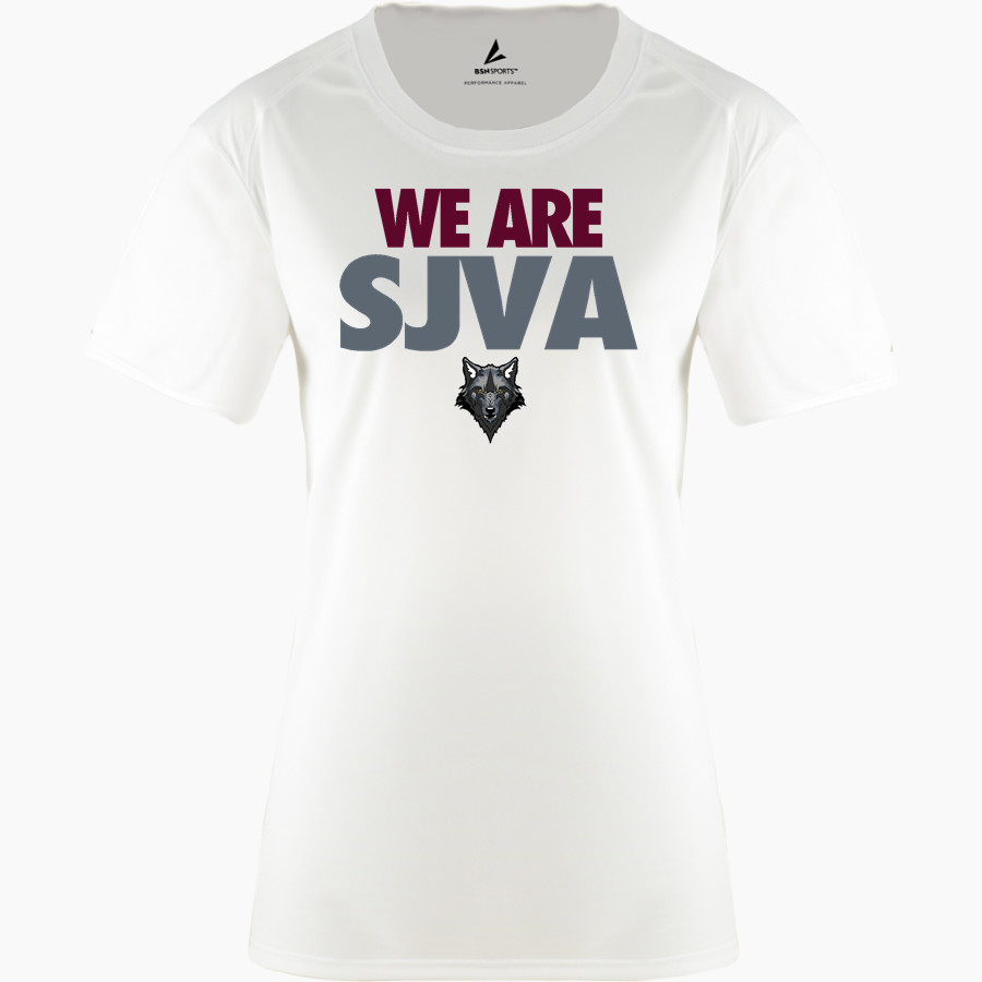 San Jacinto Valley Academy <span class="pdp-name-mascot">San Jacinto Valley Academy Wolves</span> BSN SPORTS Women's Phenom Short Sleeve T-Shirt