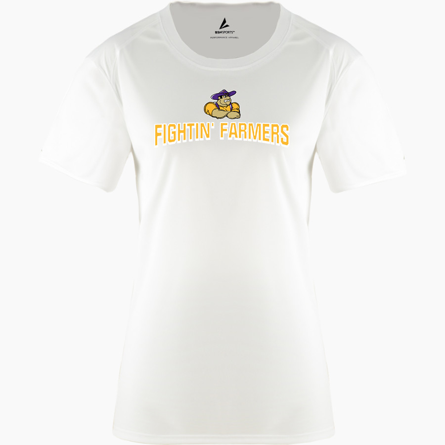 FARMERSVILLE HIGH SCHOOL FIGHTIN' FARMERS <span class="pdp-name-mascot">FARMERSVILLE FIGHTIN' FARMERS</span> BSN SPORTS Women's Phenom Short Sleeve T-Shirt