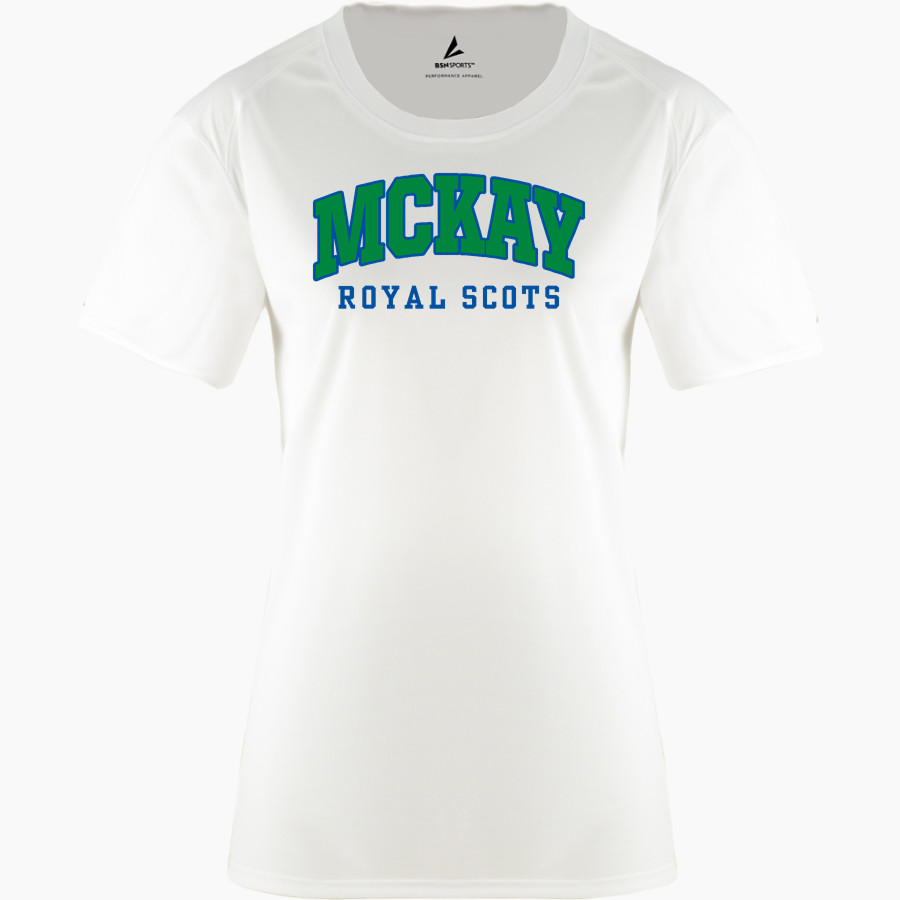 MCKAY HIGH SCHOOL ROYAL SCOTS <span class="pdp-name-mascot">McKAY ROYAL SCOTS</span> BSN SPORTS Women's Phenom Short Sleeve T-Shirt